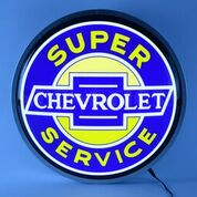 Super Chevrolet Service Backlit LED Lighted Sign