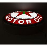 Texaco Motor Oil Backlit LED Lighted Sign