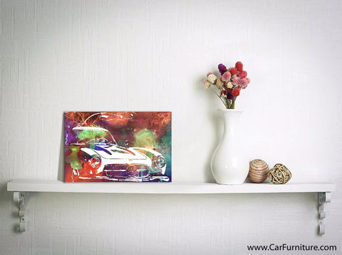 Vintage Multicolor X Wing Retro Canvas Art