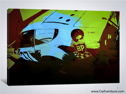 Watercolor Ferrari Canvas Art