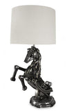 Real Car Part Created Wild Stallion Lamp