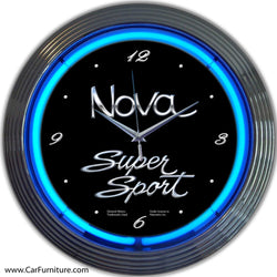 GM Chevy Nova Neon Clock